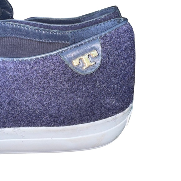 TORY BURCH Rudi Stardust Wool Ombre Blue Green Sneakers Size 9 - Picture 8 of 14